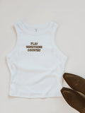 Play Something Country - Embroidered Tank
