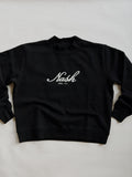 Premium Oversized Mock Neck Sweatshirt - Nash