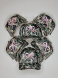 Custom Embroidered Hat - Camo Pink Bow