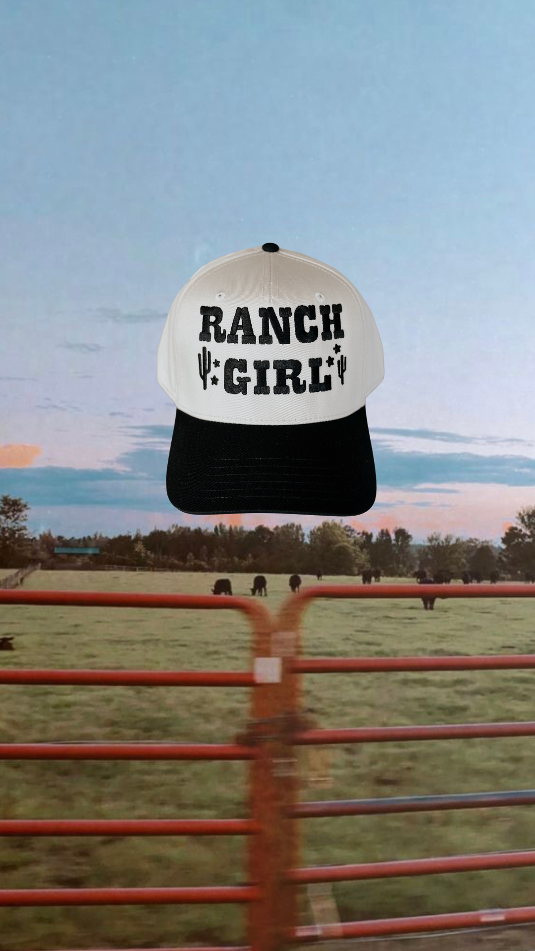 Custom Embroidered Hat - Ranch Girl