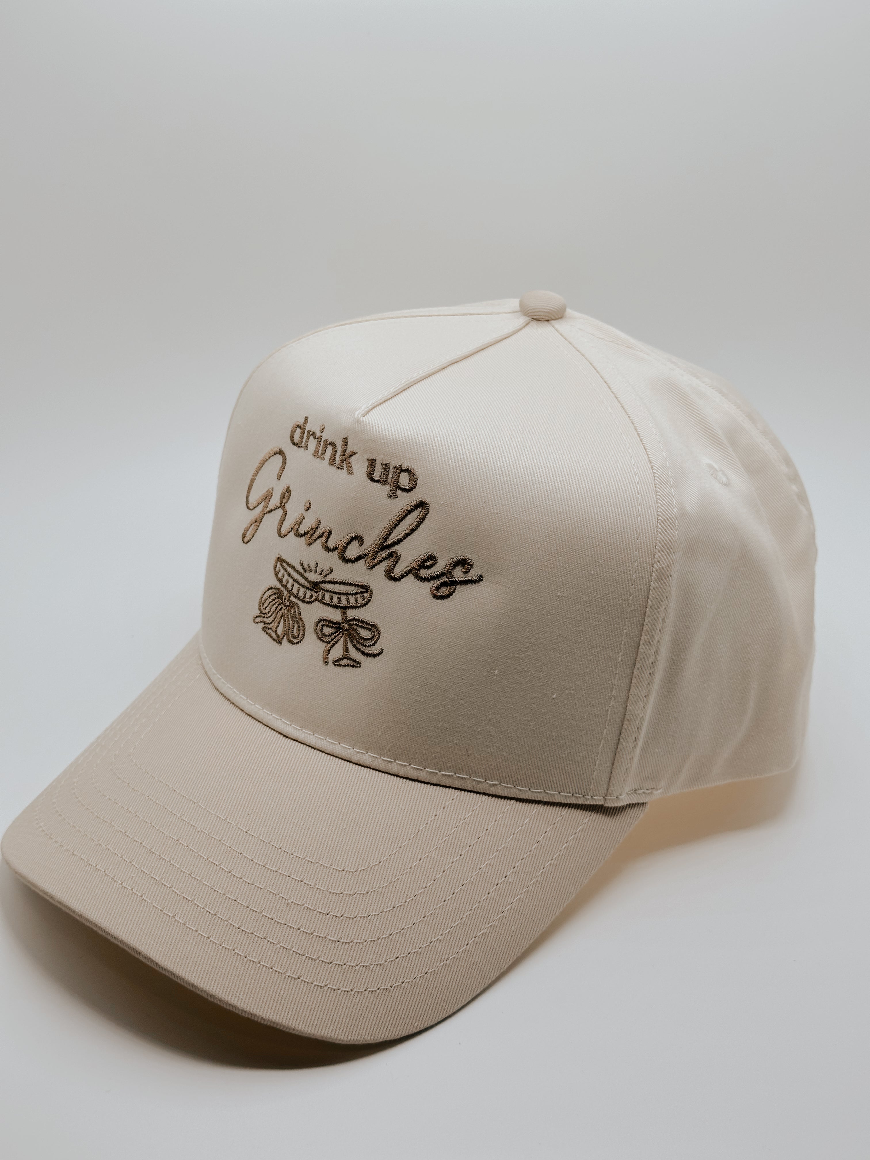 Custom Embroidered Hat - Drink Up Grinches