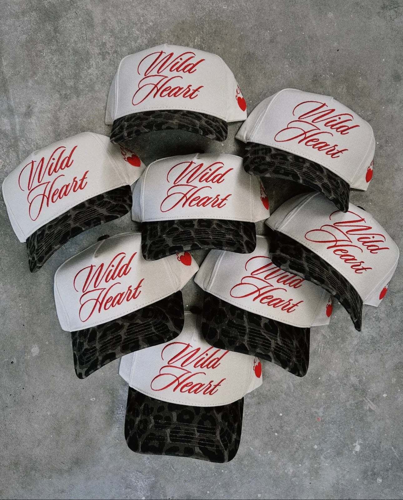 Custom Embroidered Hat - Wild Heart